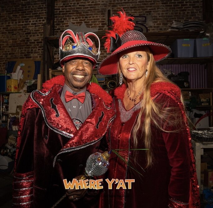 King Walter Wolfman Washington and Consort Michelle Bushey